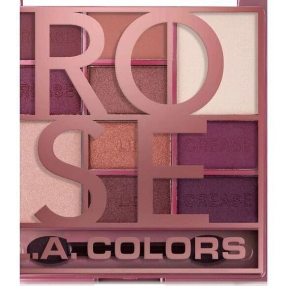 L.A. COLORS Color Block Eyeshadow Palette, Rose - Picture 4 of 7